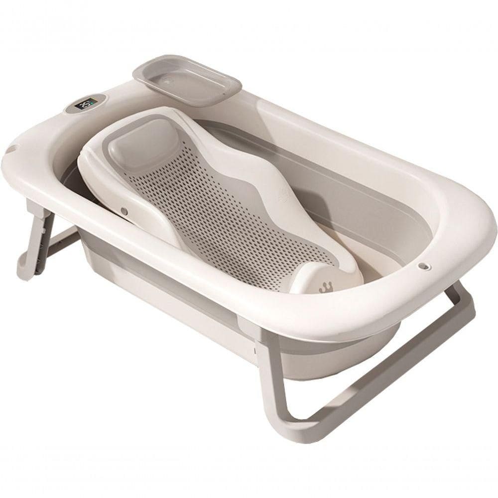 Banheira Dobrável Média Aquae Cinza