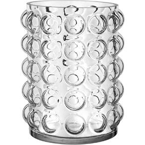 VASO DECORATIVO PLANTA REDONDO HOME&CO VIDRO 20x14x14cm TRANSPARENTE