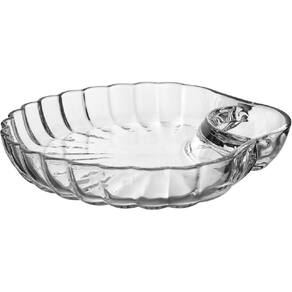 PETISQUEIRA PARA SERVIR PETISCOS HOME&CO VIDRO 4x24x24cm TRANSPARENTE