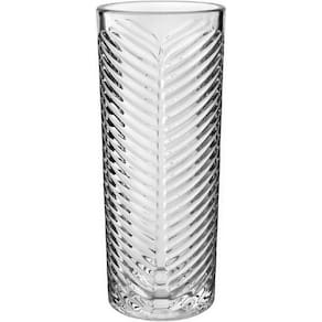 VASO DECORATIVO PLANTA REDONDO HOME&CO VIDRO 24x10x10cm TRANSPARENTE
