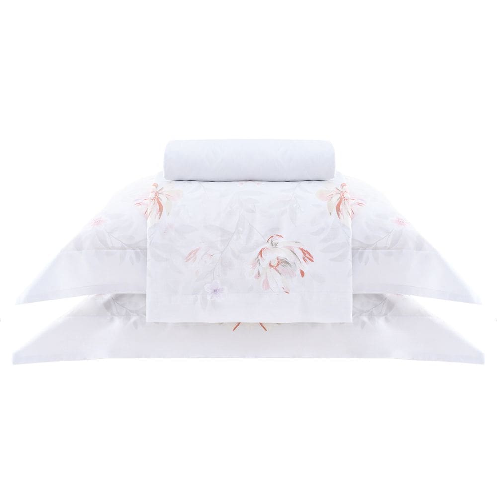 Jogo Cama Queen Buddemeyer 200 Fios Gran Percalle Enchanté