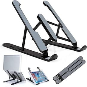 Suporte Notebook Ajustável Base Tablet Netbook Ergonômico Dobrável Regulável Leve Apoio Universal (plástico)