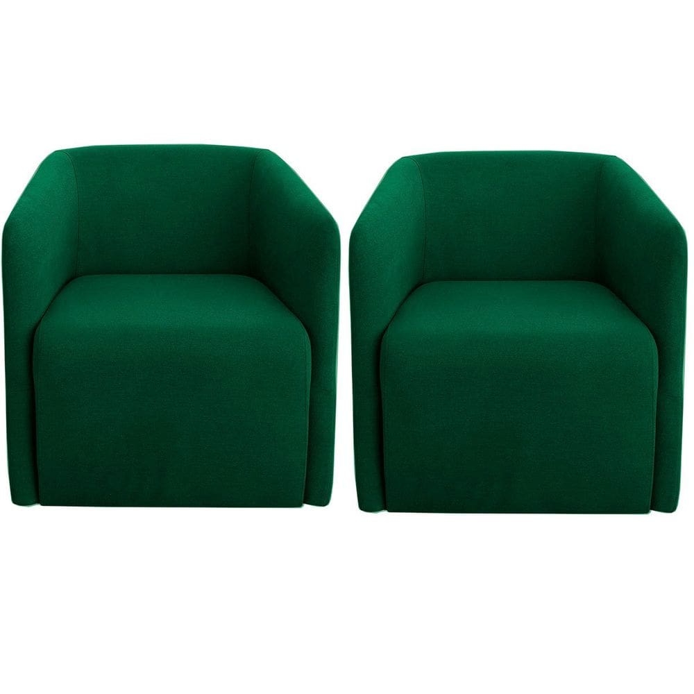 Kit 2 Poltronas para Sala e Escritório Base Giratória Blue