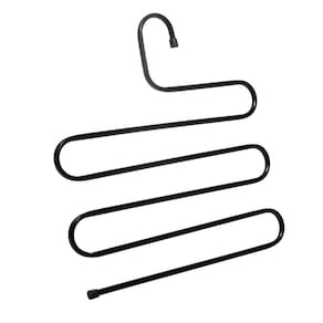 Cabide para Calças de Aço Inox Preto 36cm - Lyor