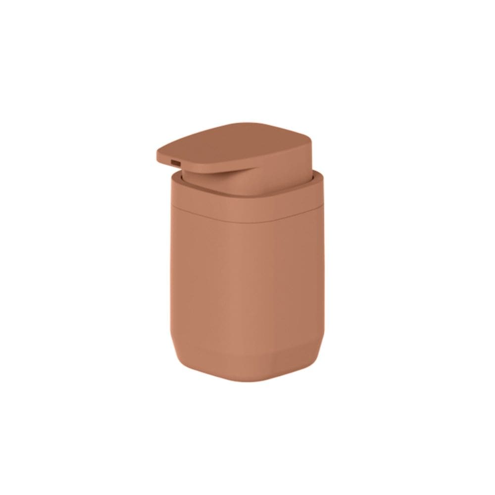 Porta Sabonete Líquido Aura Marrom Amêndoa 380ml - Ou