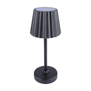 Luminária de Mesa Led 3 Tons Pilha e Touch Radiance Preta