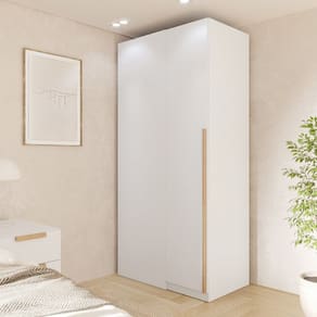 Módulo de Canto Linear 1 Porta Jade Cabecasa Madeiramadeira Branco