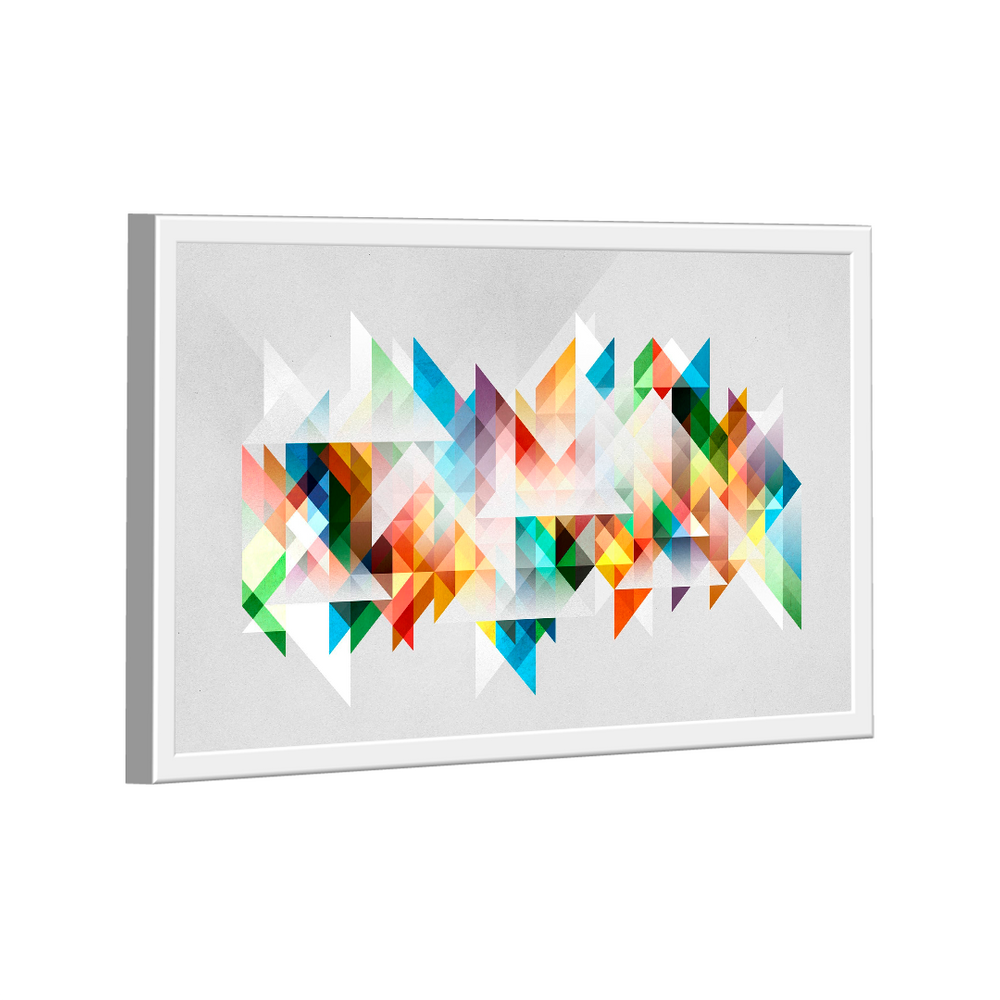 Quadro Decorativo Geométrico Multicolorido