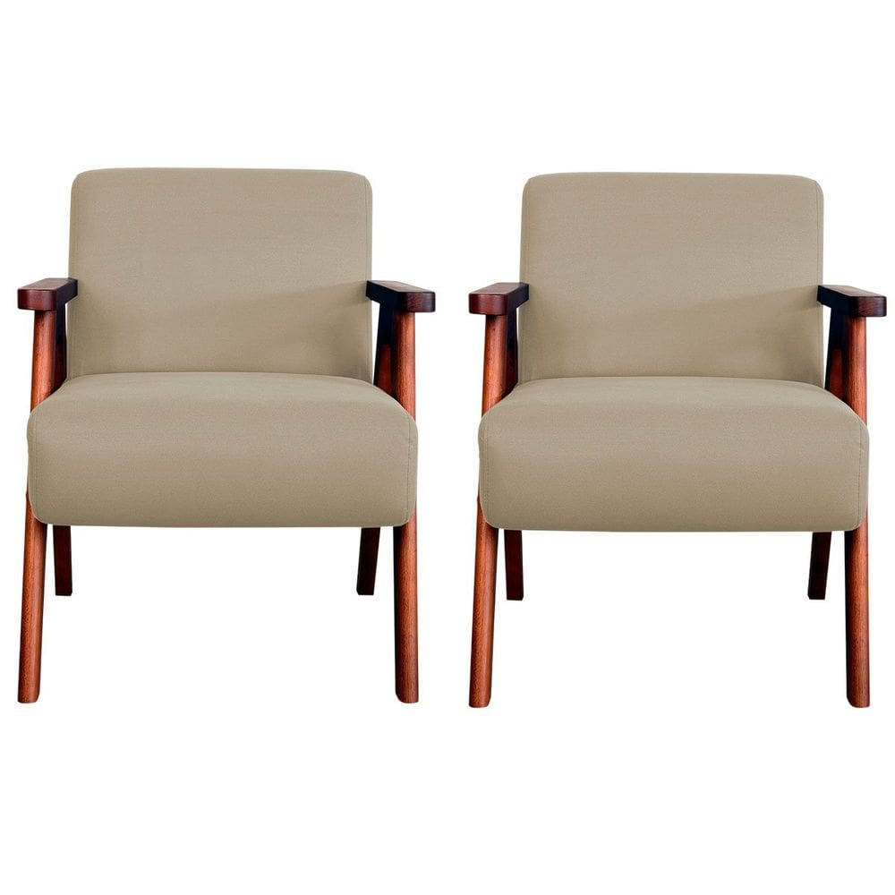 Kit 2 Poltronas para Sala e Escritório Decorativas Oceania