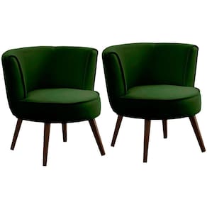 Kit 2 Poltronas para Sala e Escritório Decorativas Lara