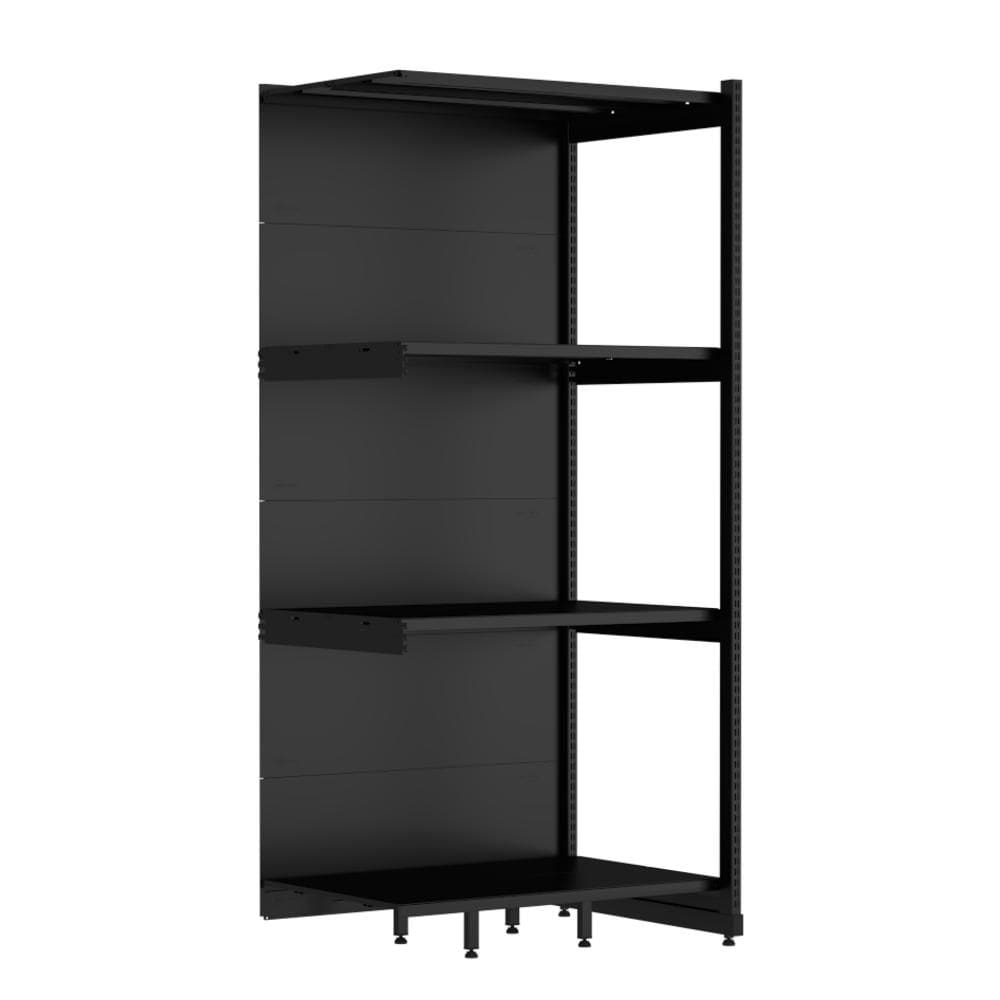 Rack Fit 60 Continuaçao 202X90x60cm Sem Porta Etiqueta Preto - Amapa