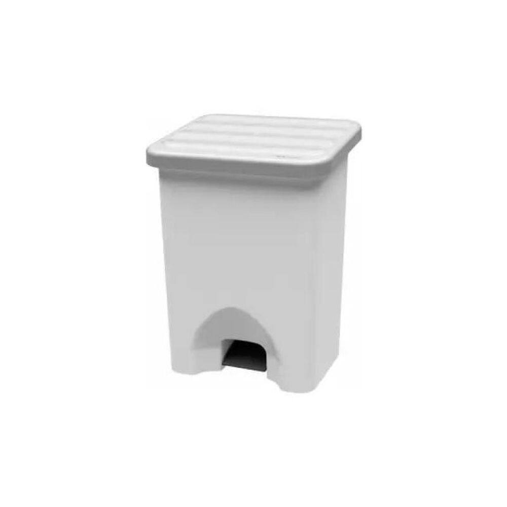 Lixeira Com Pedal e Tampa Cozinha 60 Litros Pro Cor Branco