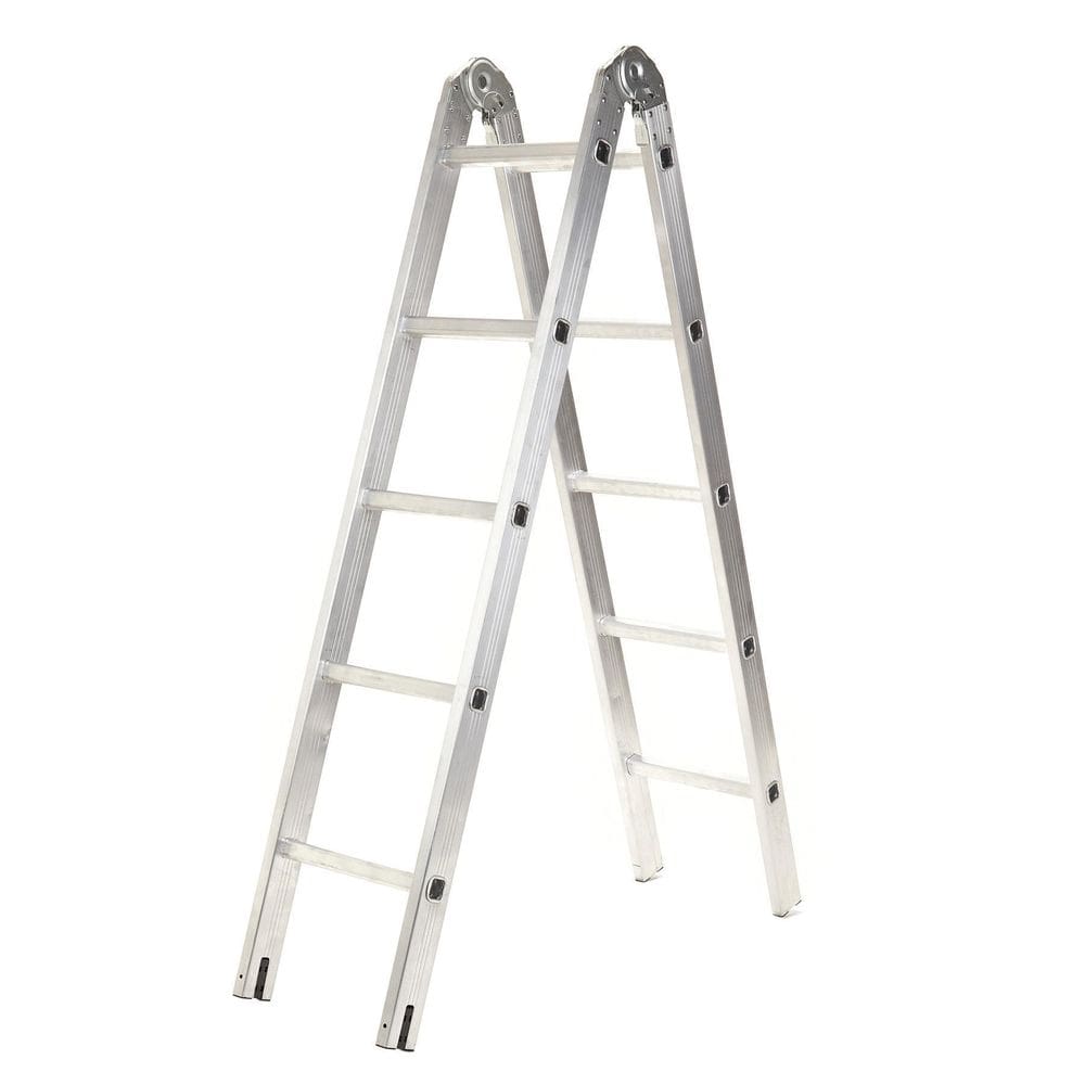 Escada Em Alumínio 8 Degraus 2,22 Metros De Altura