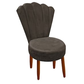 Conjunto 2 Cadeiras Estofadas Sala De Jantar Anna Suede Marrom