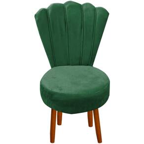 Conjunto 2 Cadeiras Estofadas Sala De Jantar Anna Suede Verde