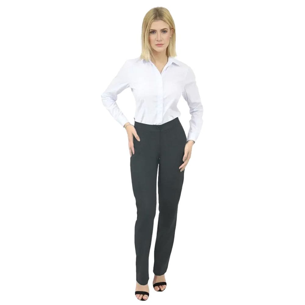 Calça Social Feminina Cigarrete com Bolso