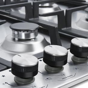 Cooktop A Gas Mega Chama Inox 5 Bocas 51x75cm - Midea