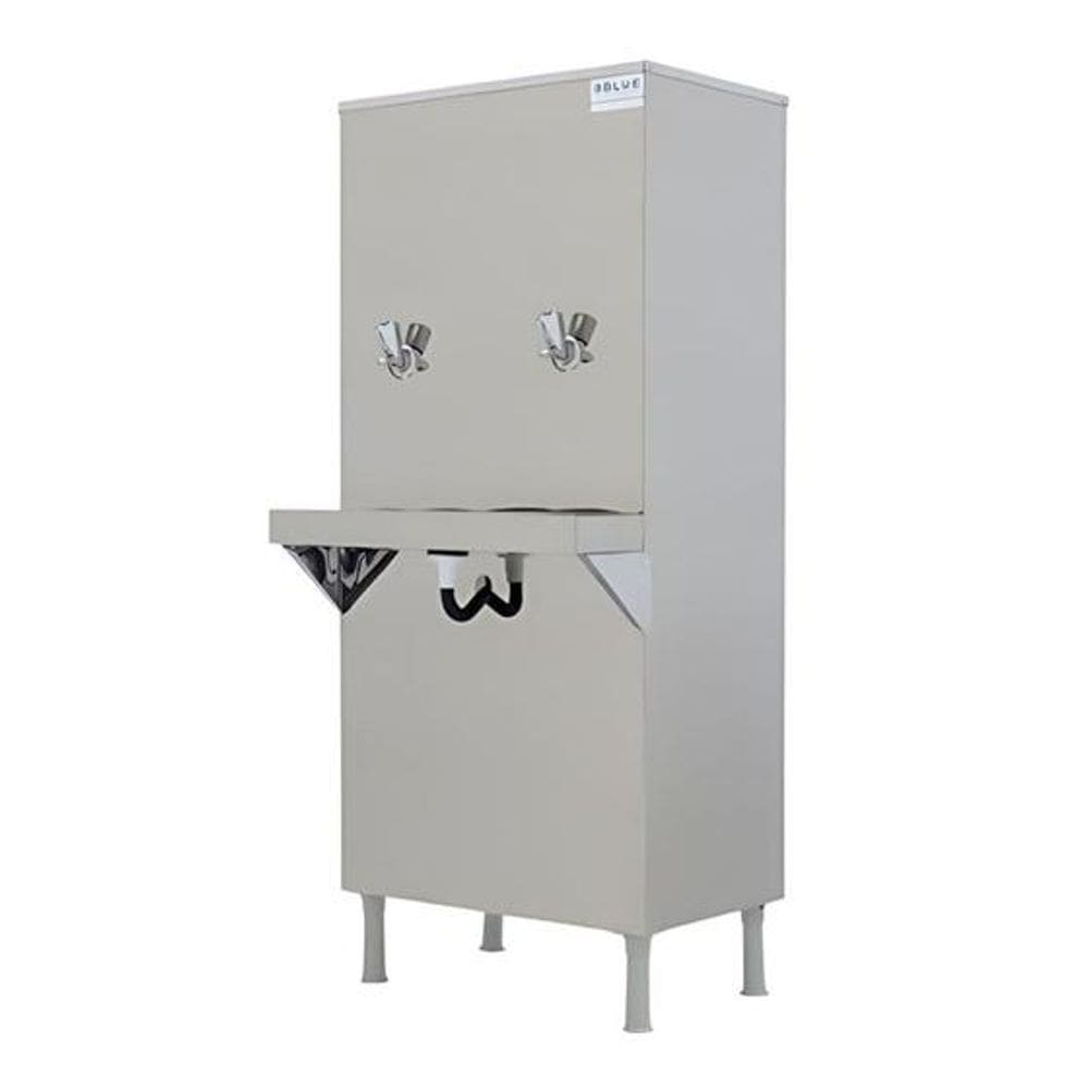 Bebedouro Purificador de Água Industrial C/compressor 50l Coluna Inox Blue Bebedouros
