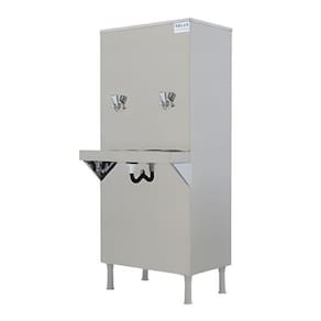 Bebedouro Purificador de Água Industrial C/compressor 50l Coluna Inox Blue Bebedouros