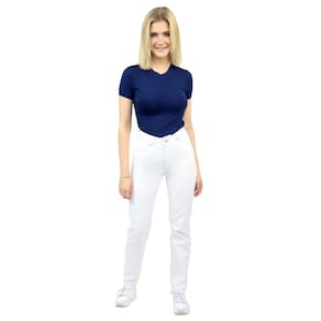 Calça Branca Feminina com Elastano