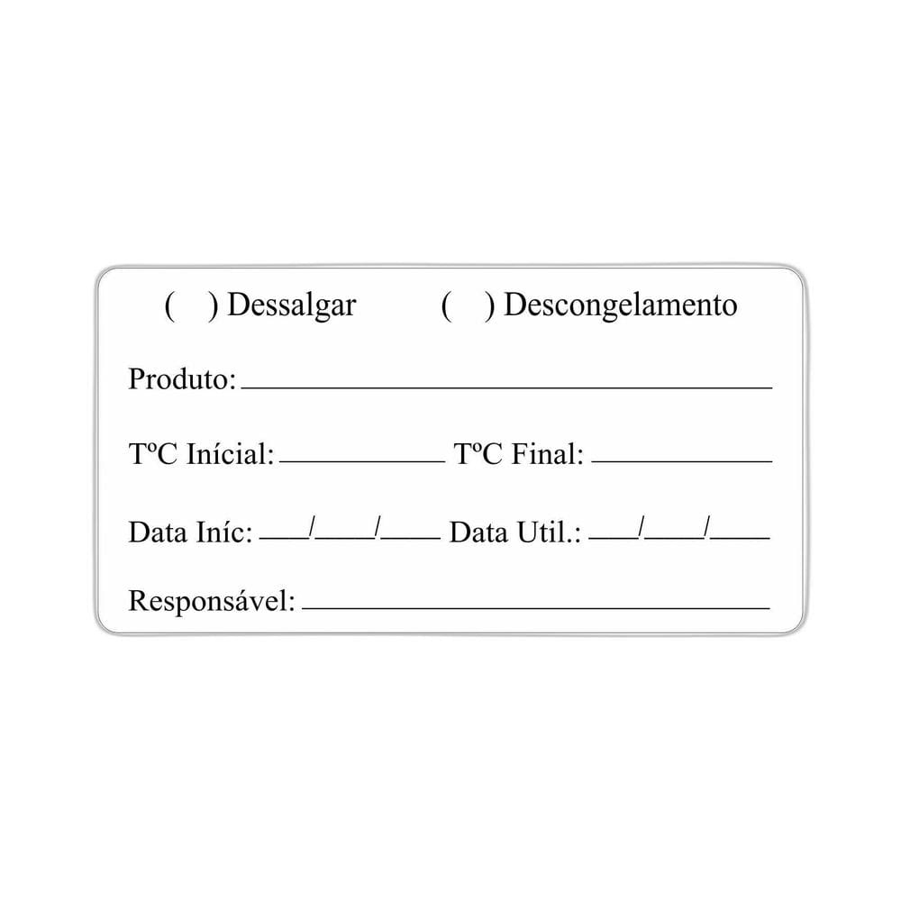 Rolo Com 1.000 Etiquetas Adesivas Couchê - Modelo 31