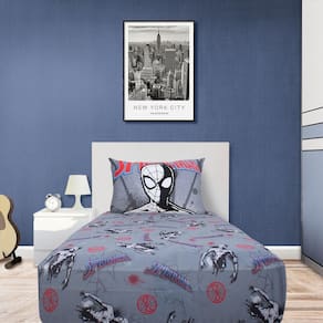 Jogo Cama Spider Homem Aranha C/ Elástico 2 Peças Oficial
