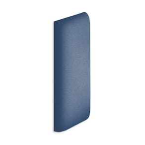 Kit 5 Placas Adesiva Cabeceira Solteiro - Módulo 50X20 Azul