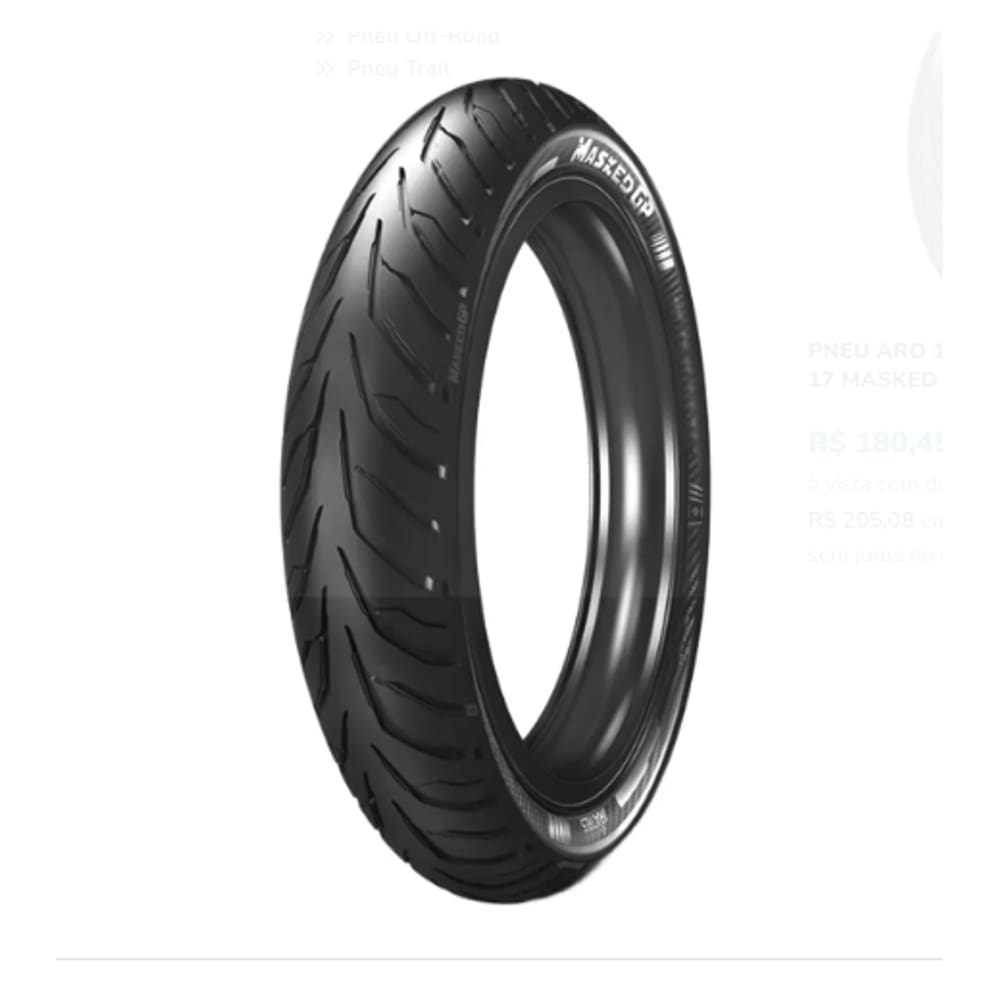 Pneu Moto Ira Aro 17 Masked GP 140/70-17 66S -Traseiro s/cam