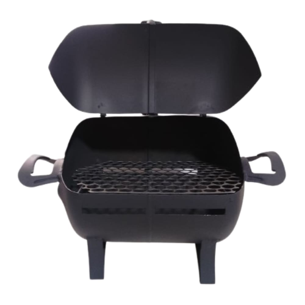 Churrasqueira Bafo a Carvão com grelha portatil