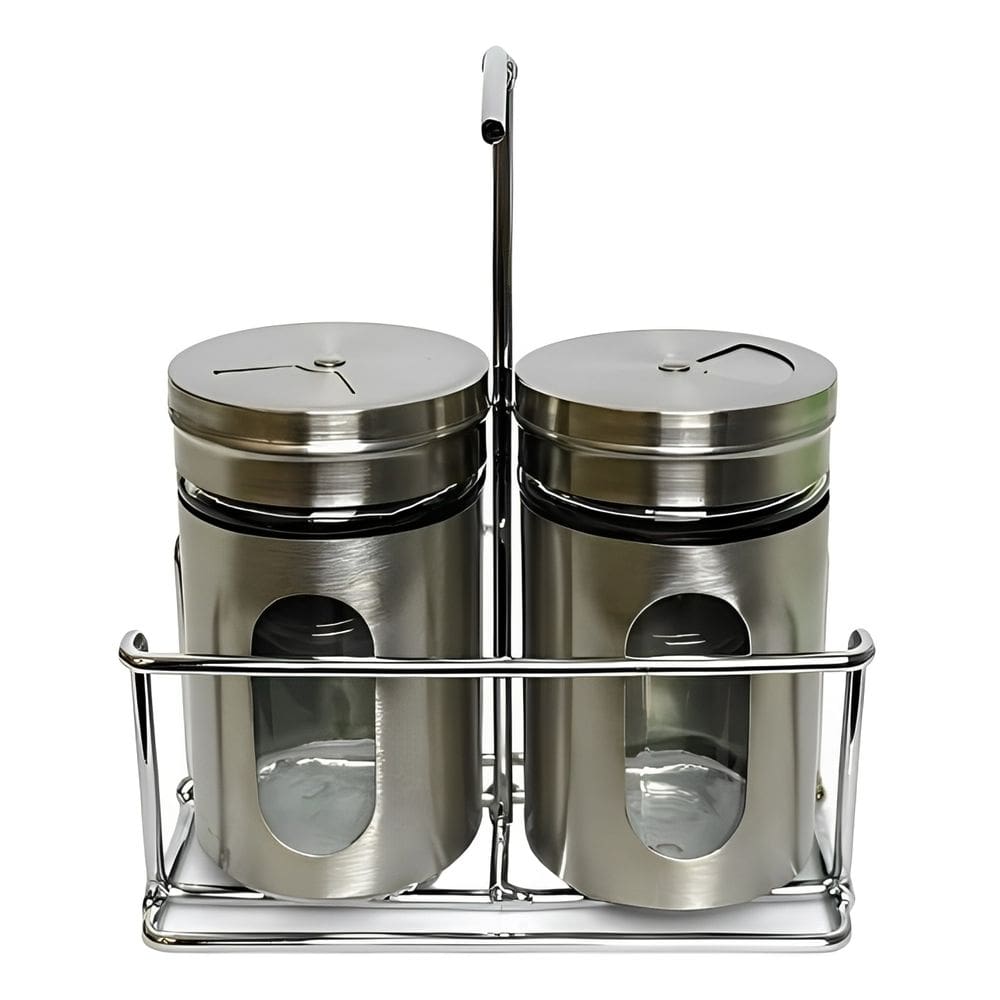 Porta Condimento Top Chef em Inox 3 Peças