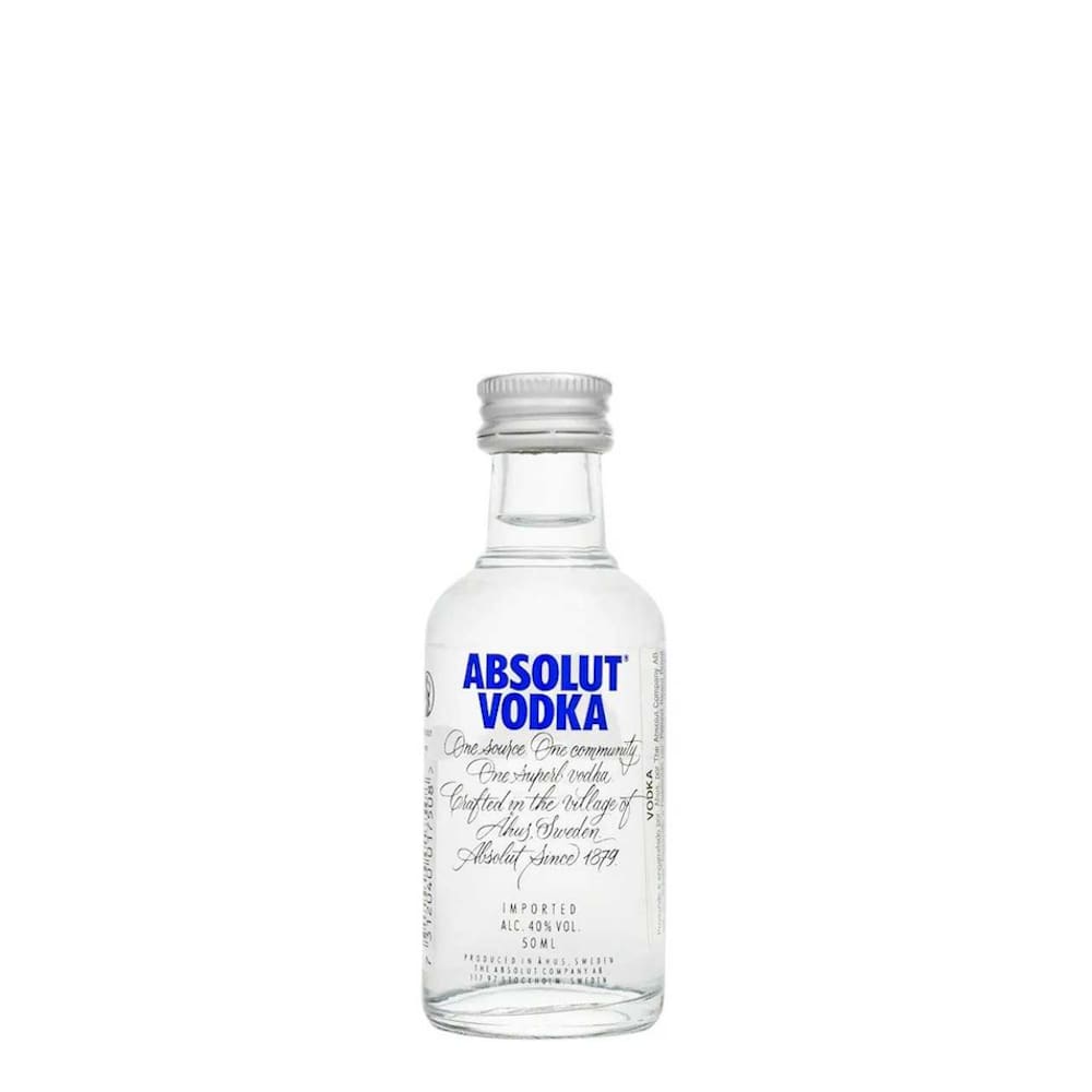 Miniatura Vodka Sueca Absolut Tradicional 50ml