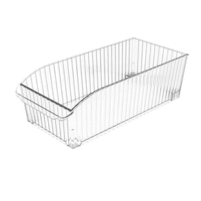 Organizador Grande com Rodinhas 2,6L, Cor Cristal, linha New Retrô Coza