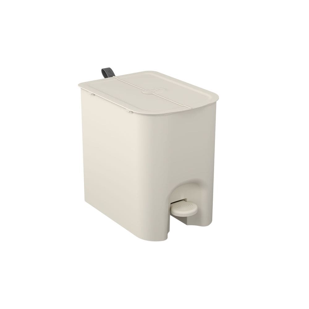 Lixeira Borboleta com Pedal Coza 12L Light Gray