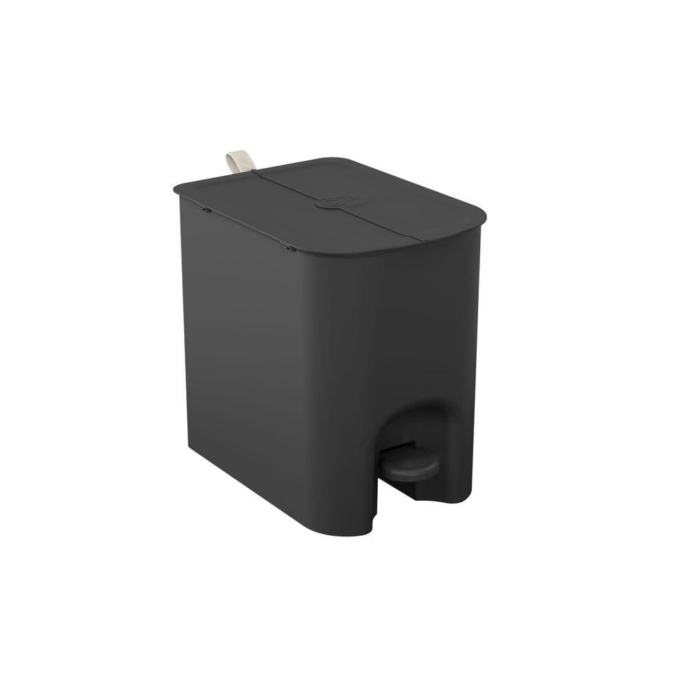 Lixeira Borboleta com Pedal Coza 12L Preto