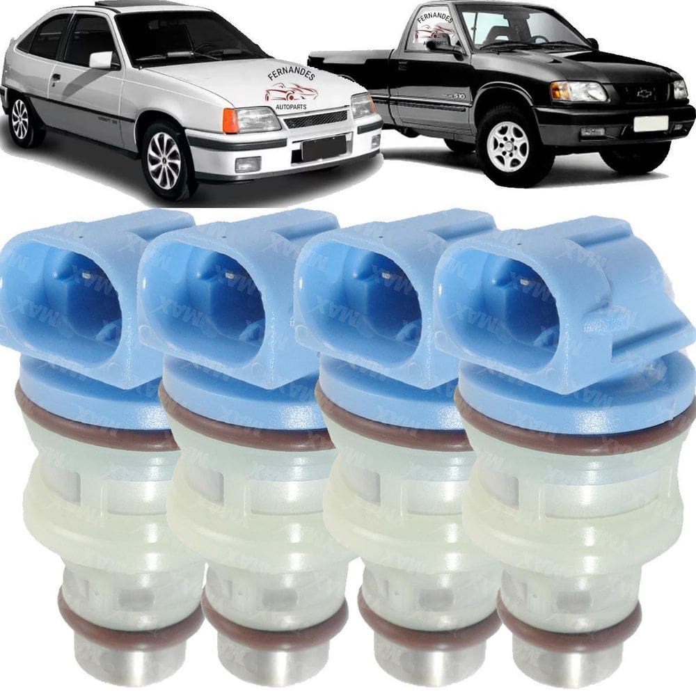 Kit 4 Bico Injetores Gm Monza Kadett Ipanema Blazer S10 Novo