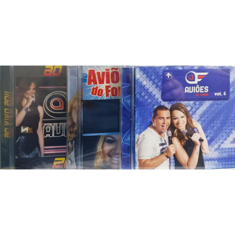 CD Aviões do Forró - Vol. 5/ Vol 6 / AO VIVO 2011 (3CDS)