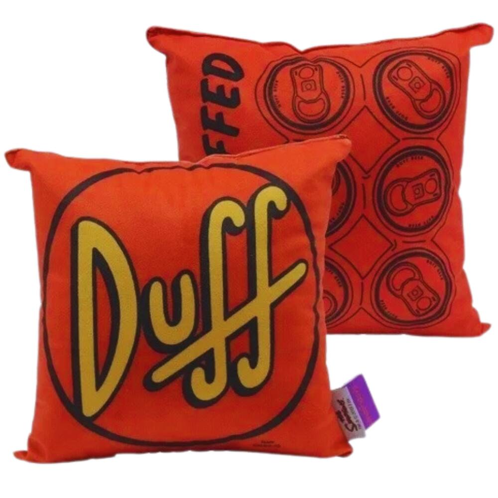 Almofada Simpsons Duff Beer Aveludada 25x25CM Oficial Fox