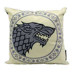 Almofada Game Of Thrones Stark Aveludada 25x25CM Oficial HBO GOT