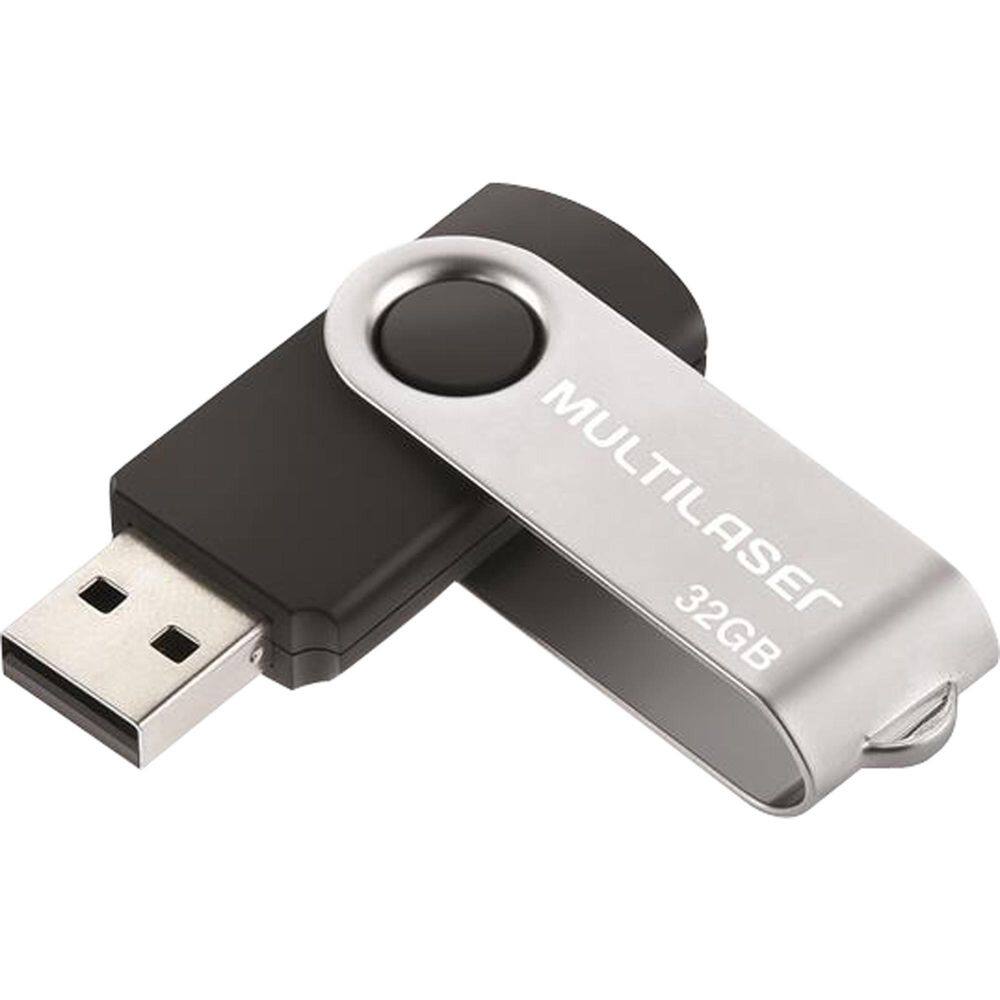 Kit 10 Pen Drive 32 Gb Multilaser 2.0 Twist Pd589