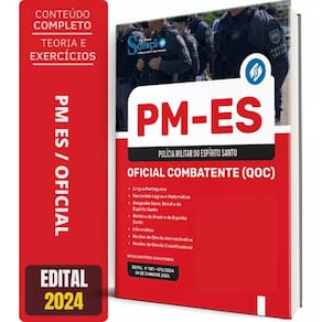 Apostila Pm Es 2024 - Oficial Combatente Qoc