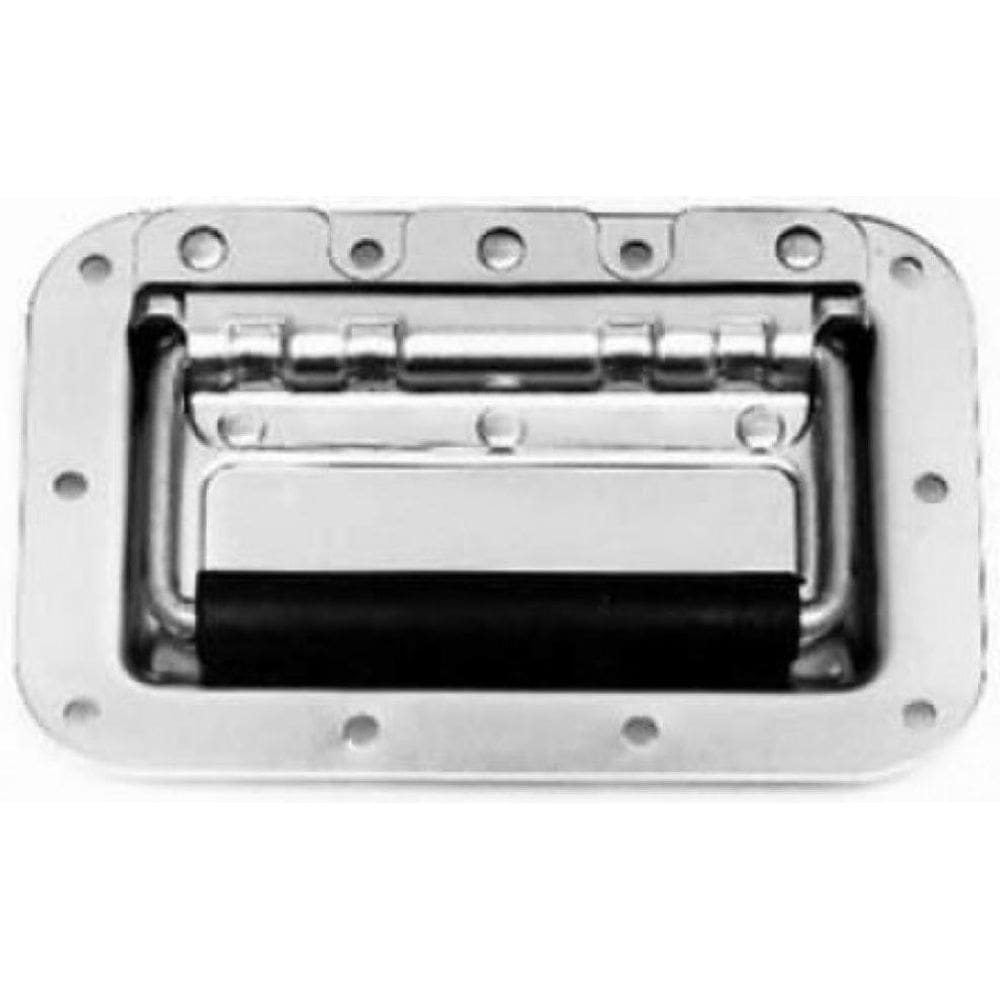 Kit 02 Alça Embutida Retratil Para Case com Bandeja Cromada