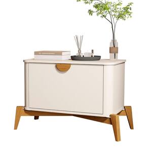 Mesa De Cabeceira Buriti Quarto Off White JB Bechara