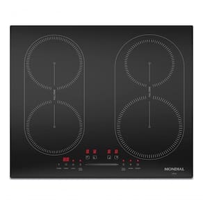 Cooktop Por Indução 4 Bocas Mondial Preto 7000W CTI-03 220V