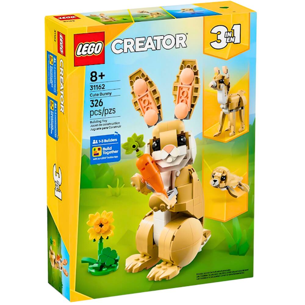 Blocos de Montar Lego Creator 3 em 1 Coelhinho Fofo 31162