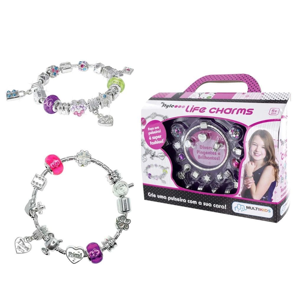 Pulseira Personalizável Berloques My Style Preciosa Life Charms - Multikids