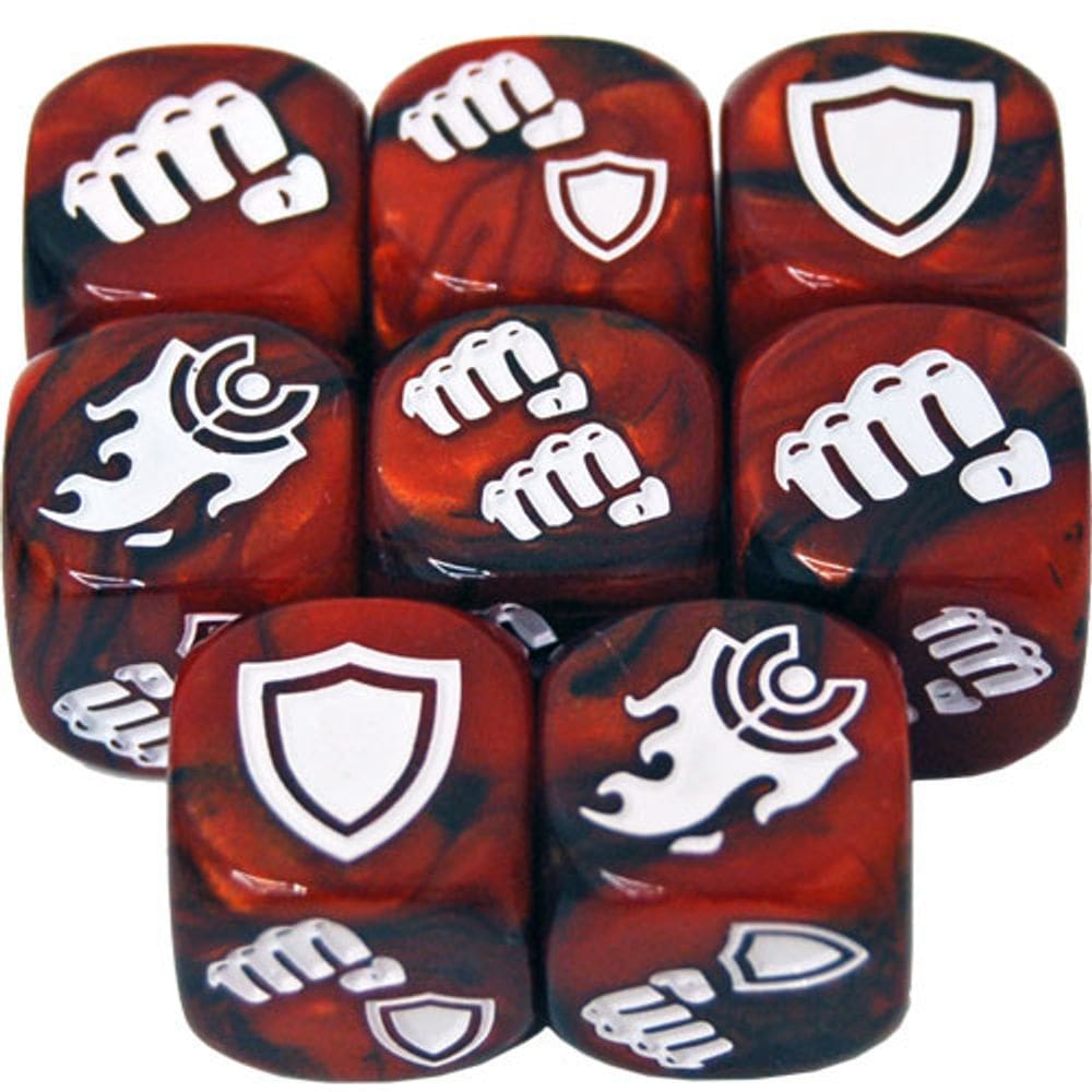 Street Fighter Miniatures Game: Red Battle Dice
