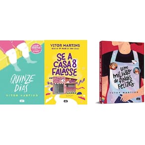 Kit 3 Livros Vitor Martins Quinze Dias + Se A Casa 8 Falasse
