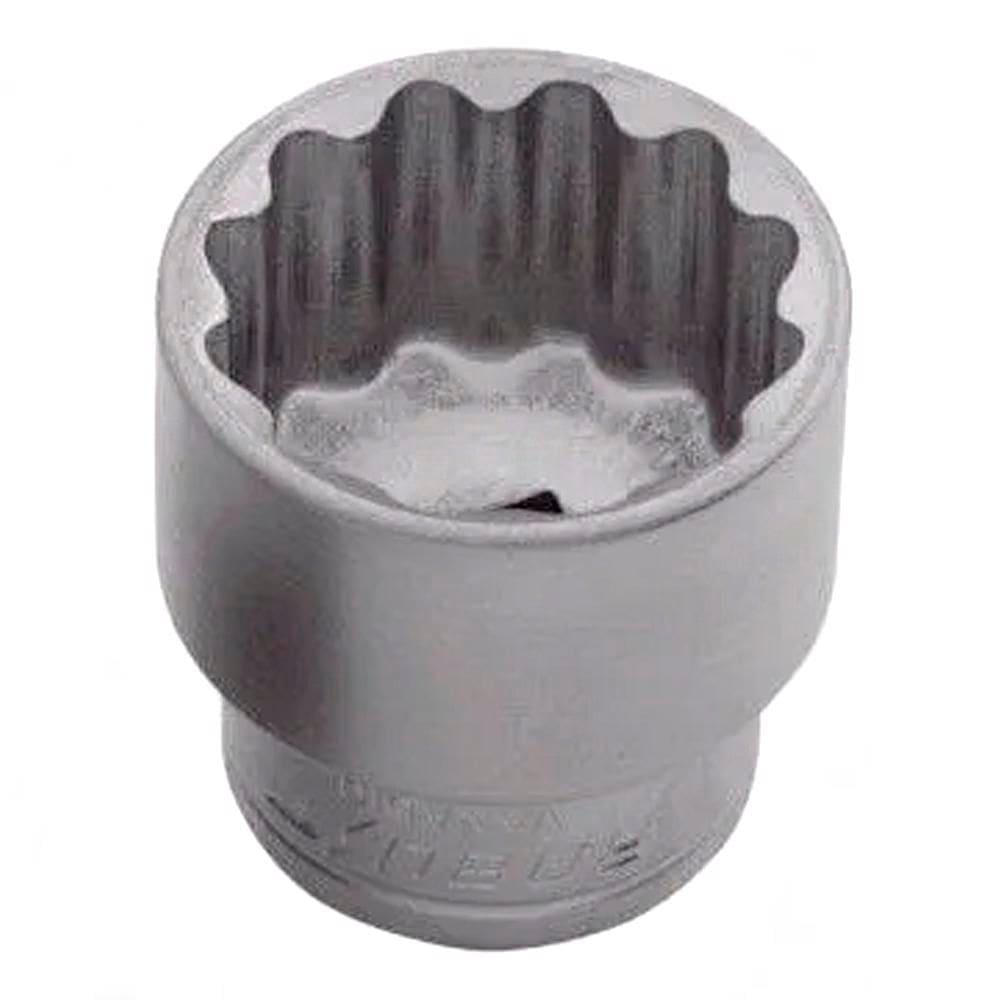 Soquete Estriado Curto 11 mm Encaixe de 1/2" - Robust 060002
