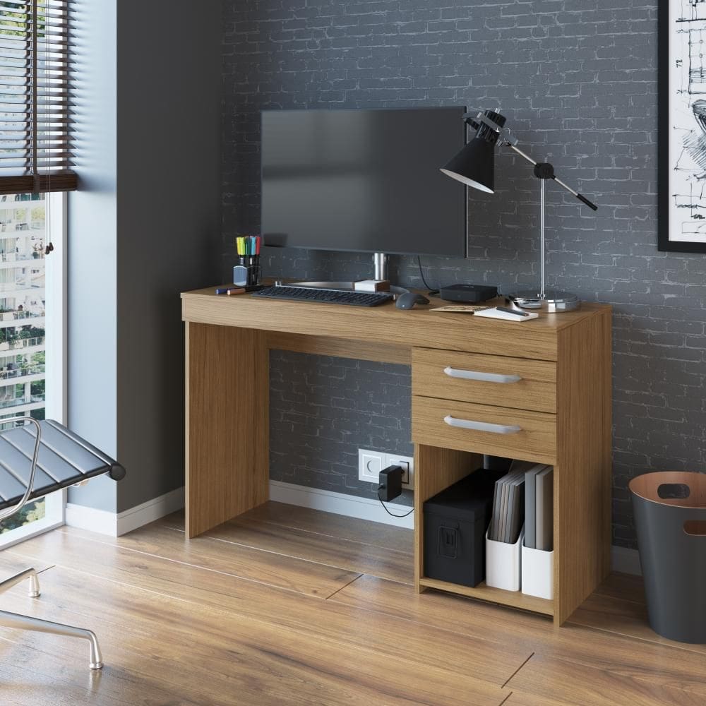 Escrivaninha Com 2 Gavetas Mt102 Decibal