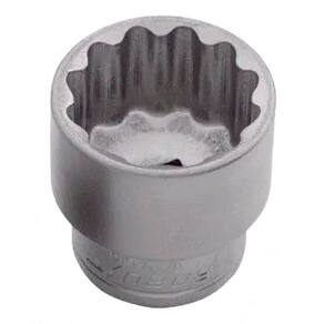 Soquete Estriado Curto 22 mm Encaixe de 1/2" - Robust 060013